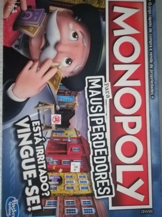 Jogo monopoly edição para maus perdedores