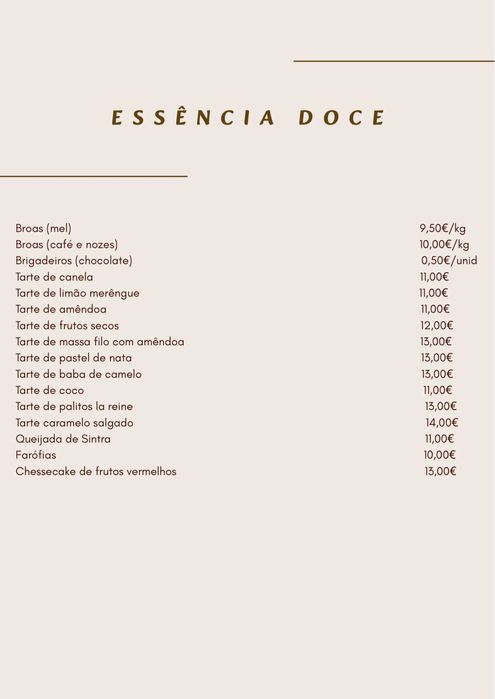 Doces diversos - Vila Franca de Xira