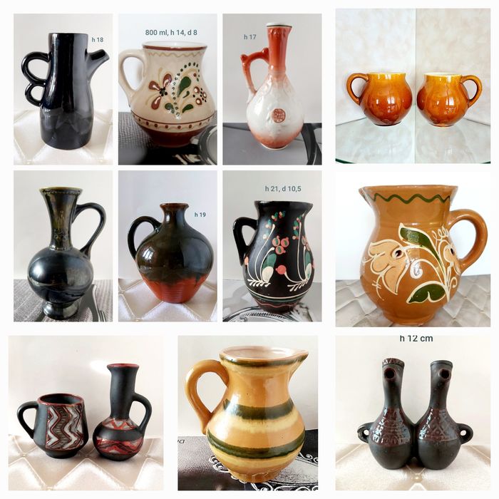 Кувшин ваза штоф Васильківська майоліка керамика