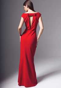 Sukienka suknia wieczorowa wizytowa Kasia Zapała czerwony 38