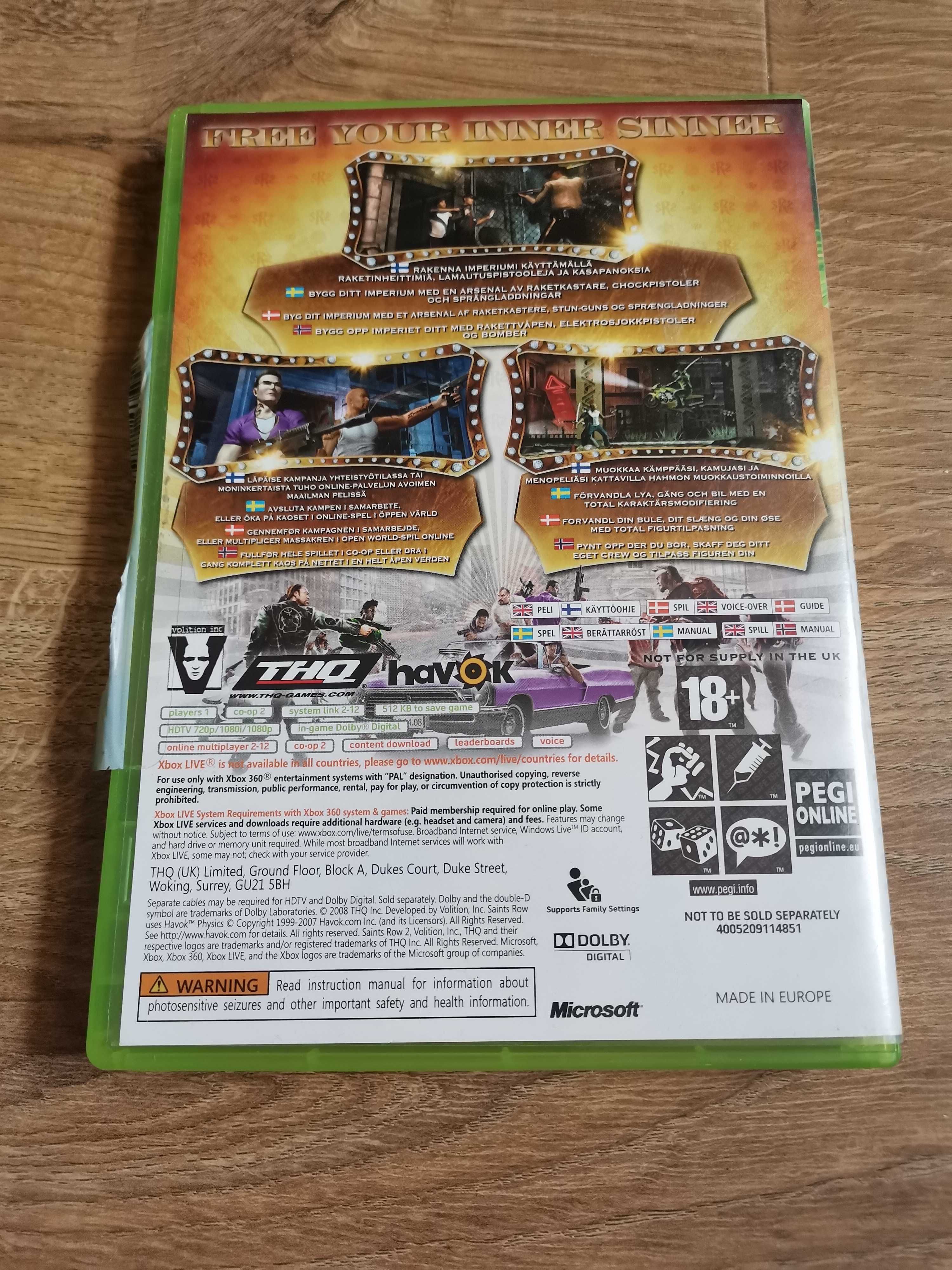 Gra Saints Row 2 na konsolę XBOX 360