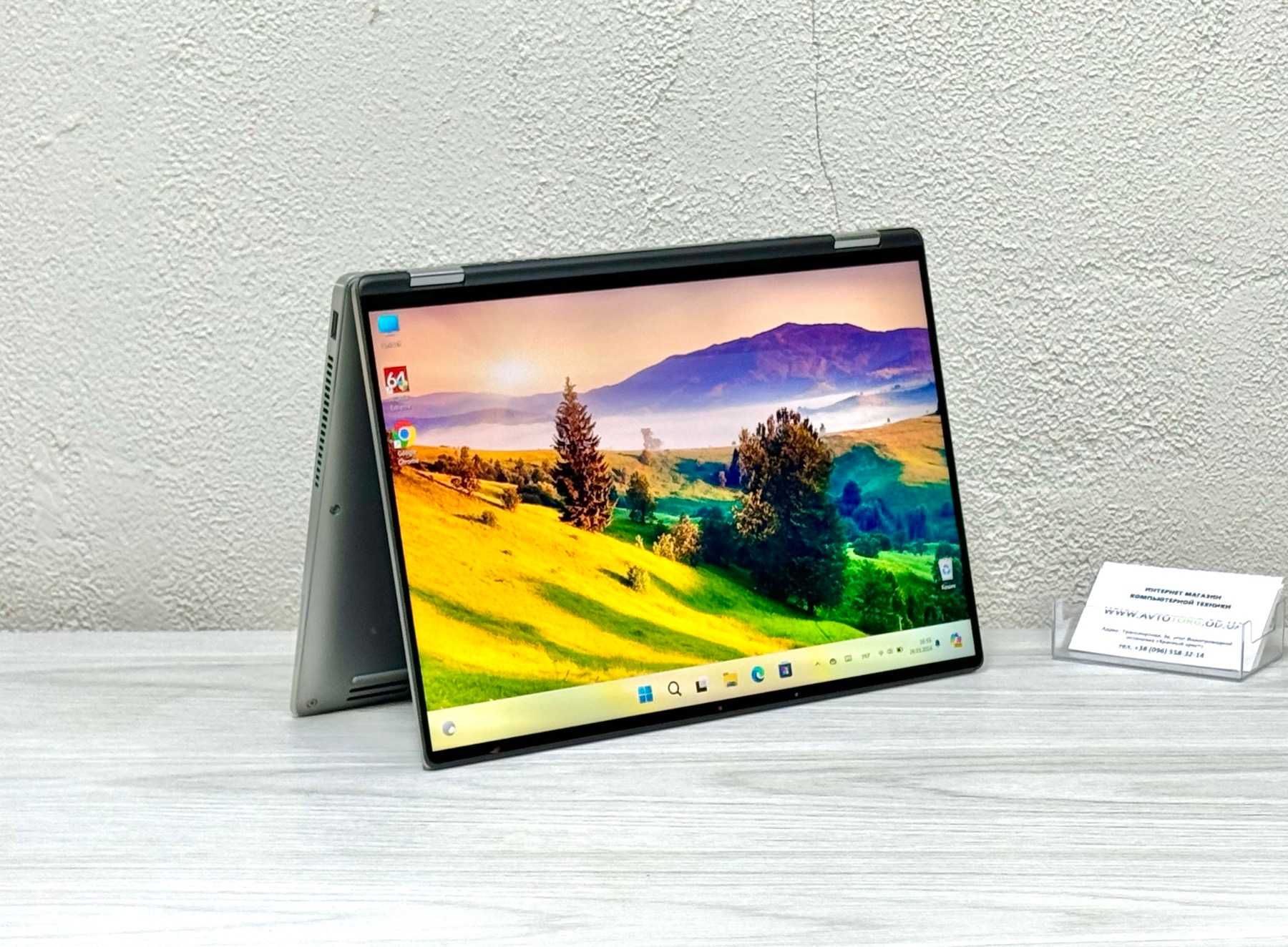 Потужний ноутбук трансформер Dell  / 14" 2К Touch / 32 RAM / Гарантія