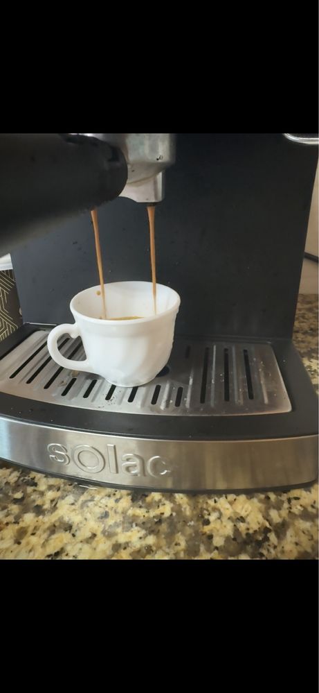 Máquina de Café Expresso Solac Manual CE4480 - Aço Inoxidável