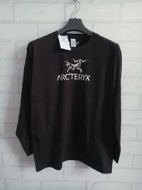 Чорний лонгслив Arcteryx Logo Арктерикс