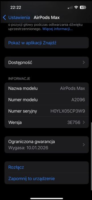 Słuchawki AirPods Max