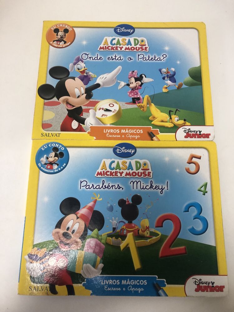 Livros mágicos Mickey