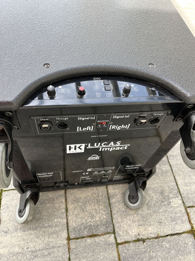 HK Audio Lucas Impact 1200 w rms bdb stan + pokrowce.