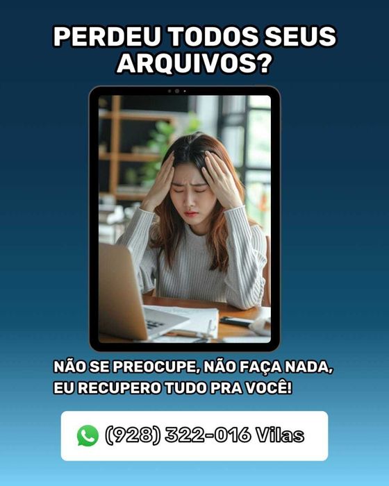 Manutenção de computador e recuperação de dados