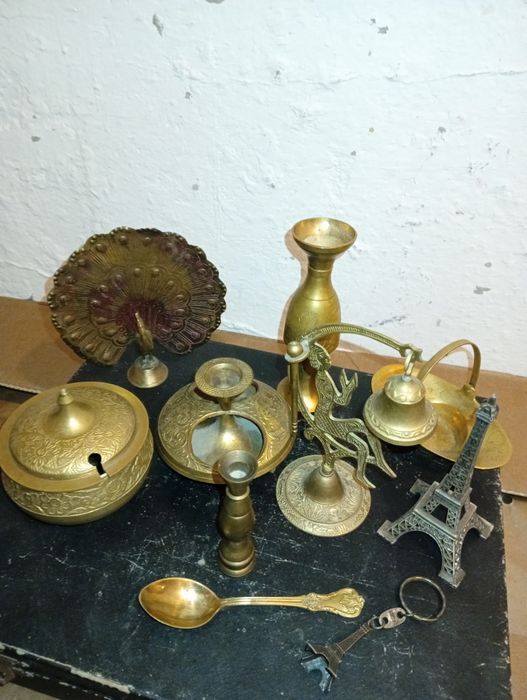 Bibeloty z mosiądzu