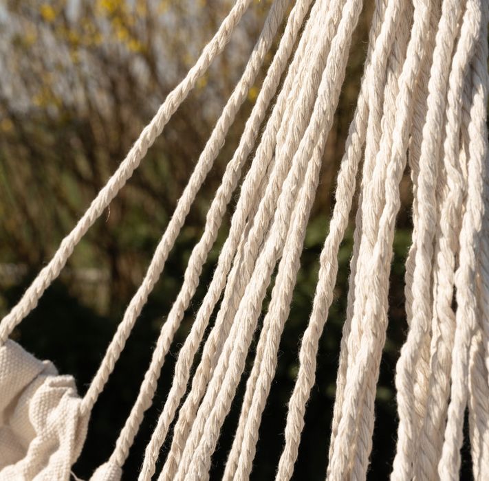 Krzesło Brazylijskie Fotel Wiszący Huśtawka Hamak Ogrodowy Kokon XXL