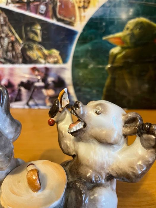 Фарфорова чорнильниця Ведмеді