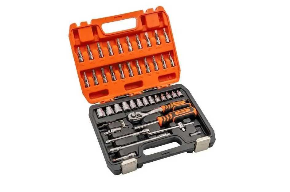 Zestaw kluczy nasadowych 46 elementów 1/4" Grosley.