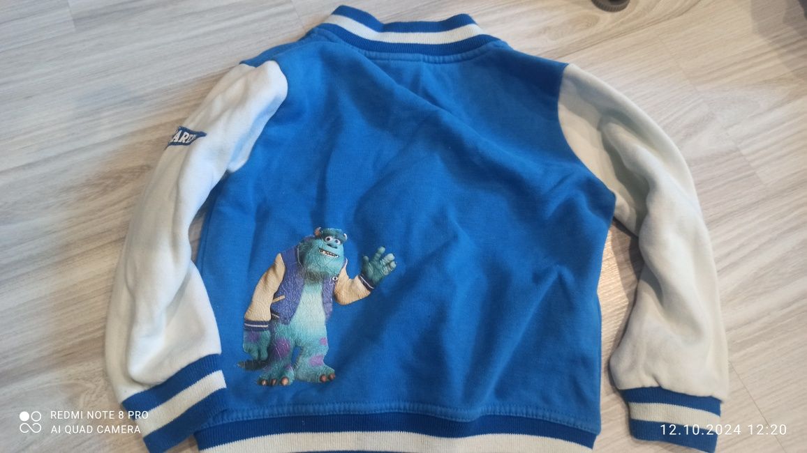 bluza baseballowa Uniwersytet potworny r.98