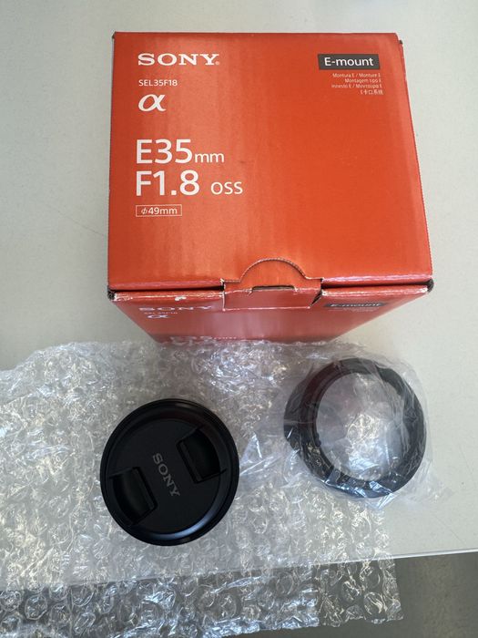 Sony E 35 mm F 1.8 nowy