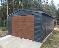 Garaż Blaszak PREMIUM drewnopodobny kolor wymiary 4x5 4x6 6x5 6x6