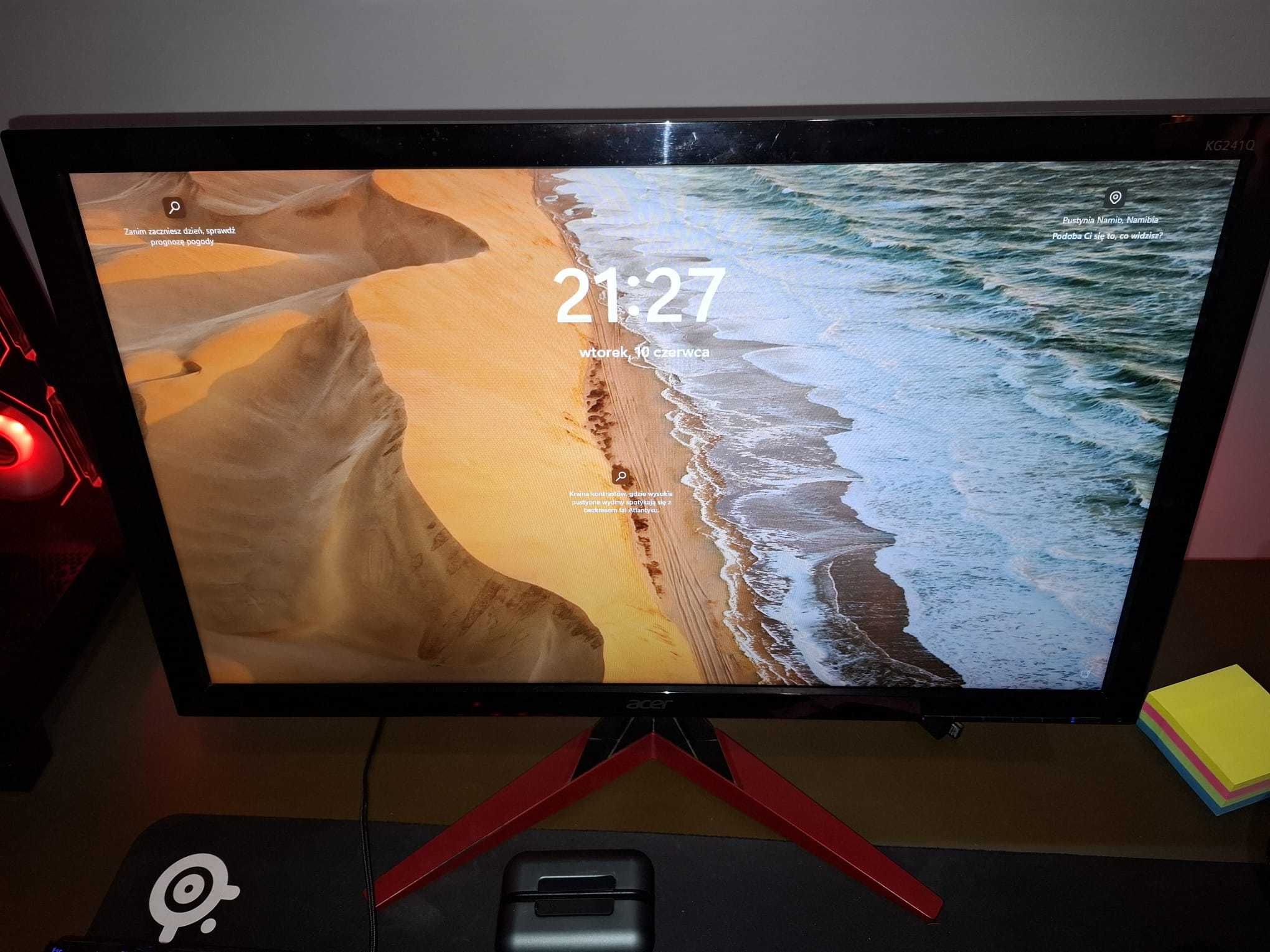 Komputer z 5 5600 i rx 6650 xt + monitor acer 165hz