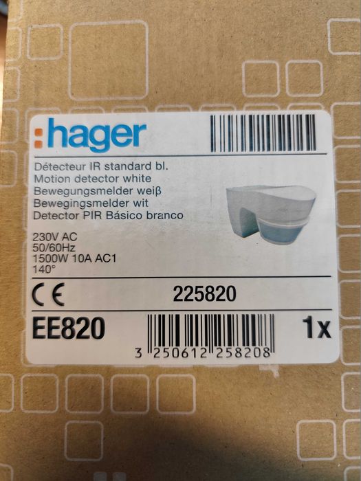 Detector de Movimento Hager EE820
