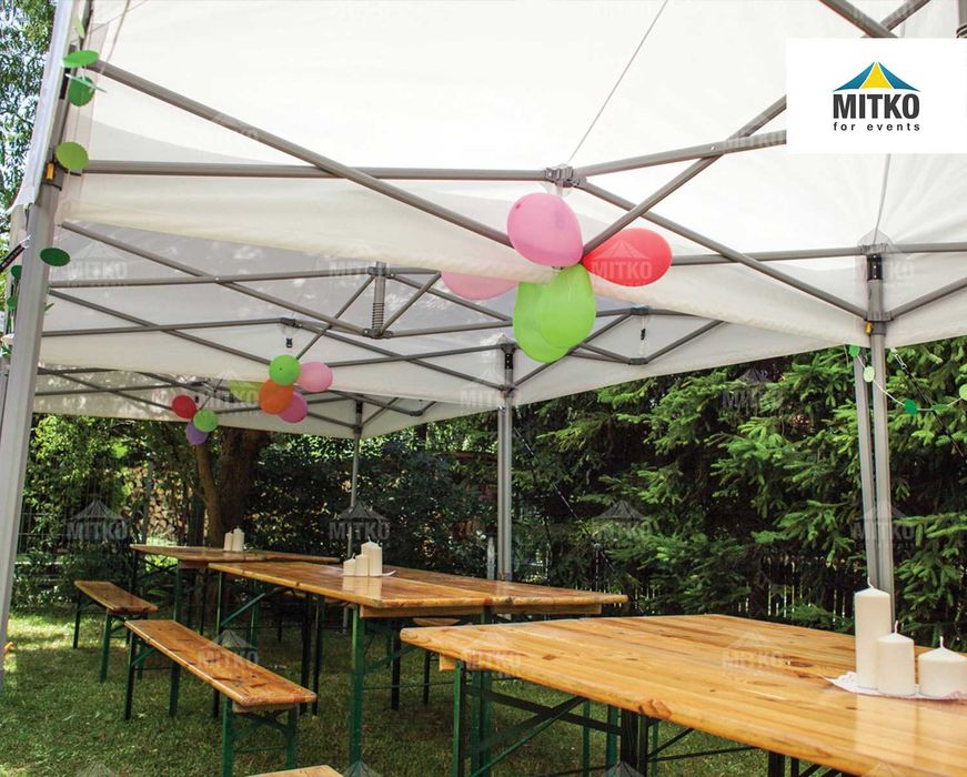 Wynajem namiotów ekspresowych Mitko – rozstaw w 60 sekund!