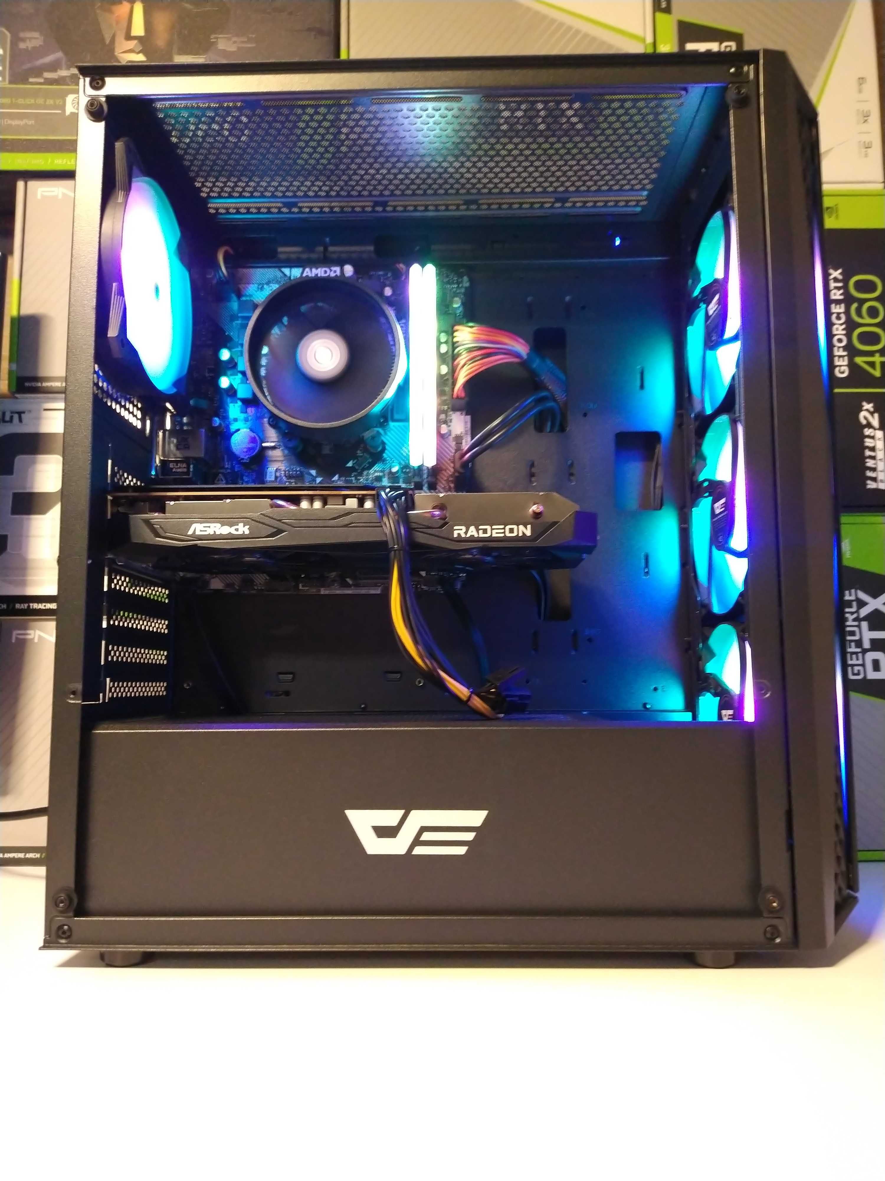 Komputer Gamingowy Ryzen 5 /RX-6600 8GB/32GB /SSD-1TB /Win10/11  FV23%