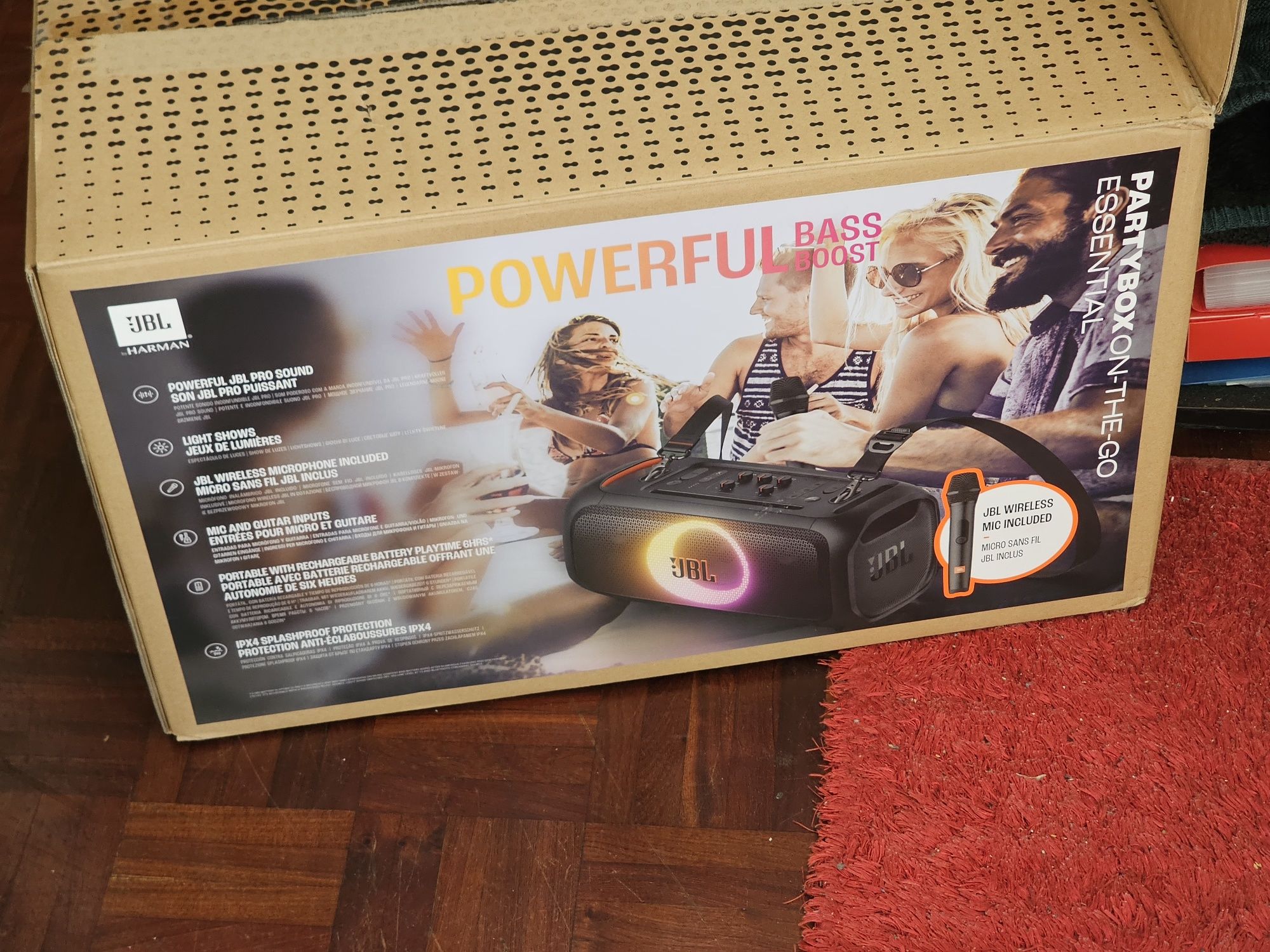 Jbl party box essential