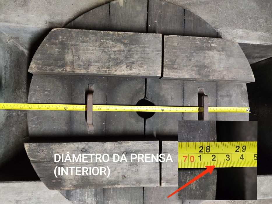 Prensa para lagar de vinho