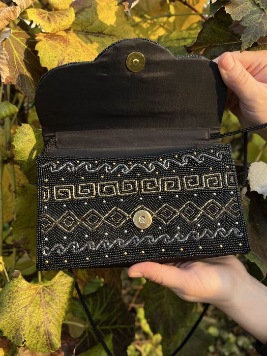 Вінтажний клатч вишитий бісером