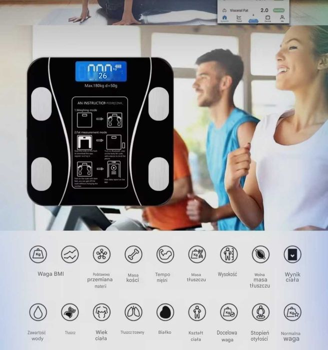 Waga dla aktywnych Bluetooth