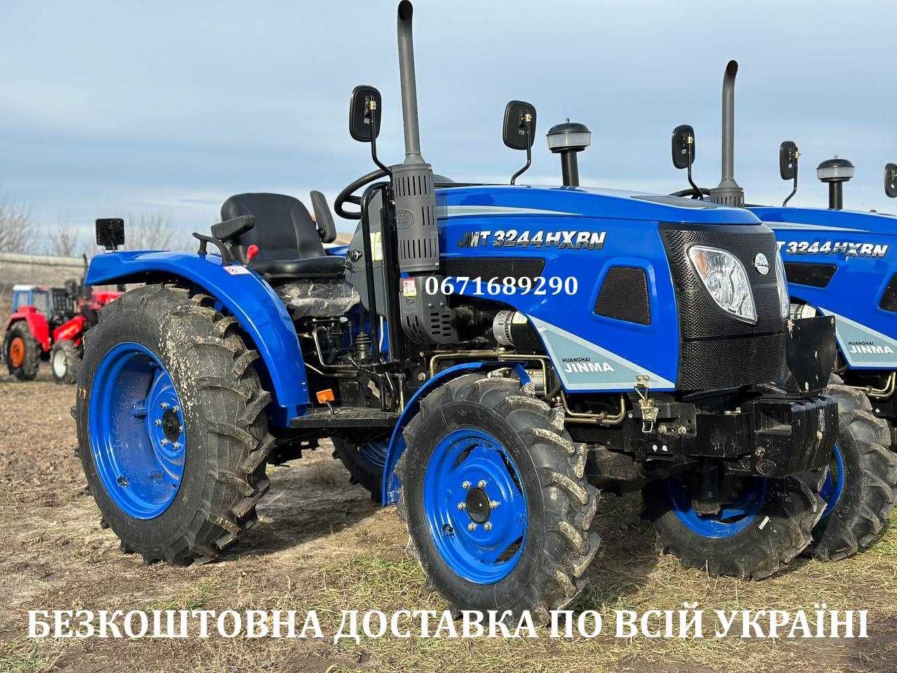 Мінітрактор JINMA JMT 3244 HXRN Реверс ГУР Дводиск зчепл Доставка -0!