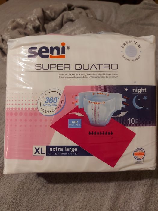 Pieluchy, pampersy Super Quatro Seni XL