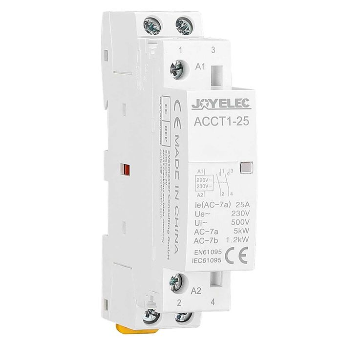 Przełącznik prądu zmiennego Joyelec do użytku domowego, 2P 25A, 2NO