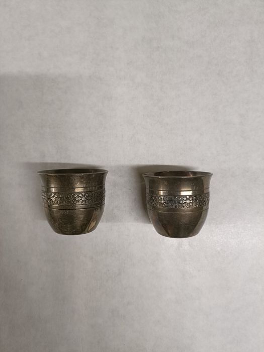 Kieliszki chromowane