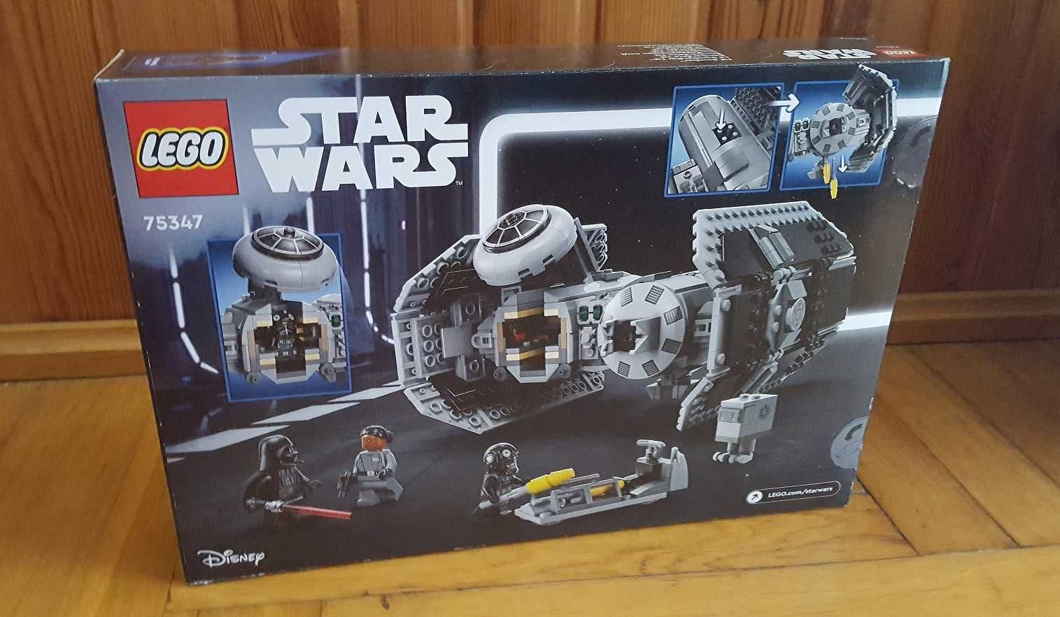 LEGO Star Wars 75347 + 75325 Bombowiec TIE i Myśliwiec N-1 NOWE