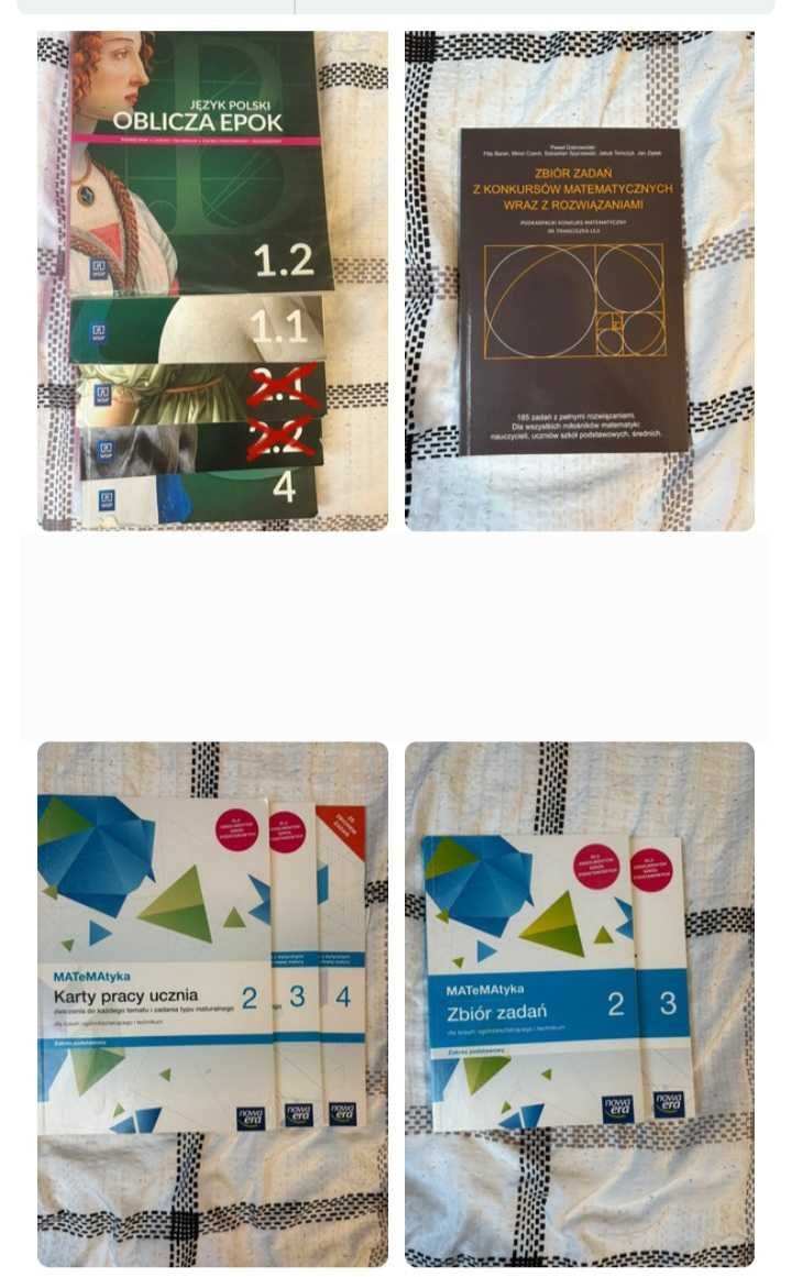 Liceum 1,2,3,4 Matematyka i język polski  Nowa Era/wsip
