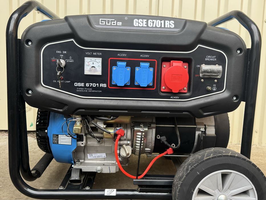 Бензогенератор 5.5 кВт Güde GSE 6701 RS — стан нового
