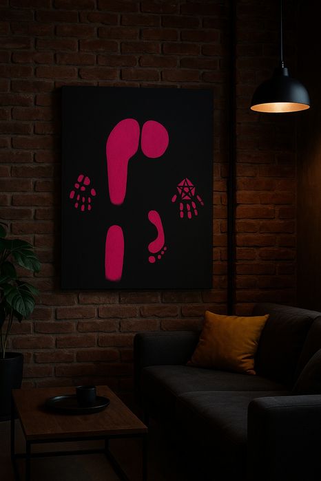 "Dotyk Ciała" - obraz 60x80