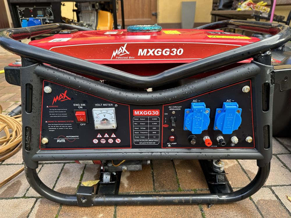 Бензогенератор бензиновий генератор Max MXGG30 (3.0 кВт)