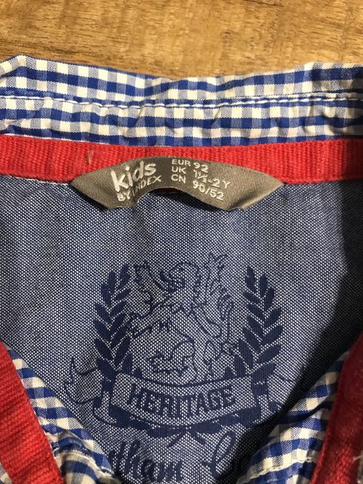 Elegancka koszula dla chłopca w kratę 92