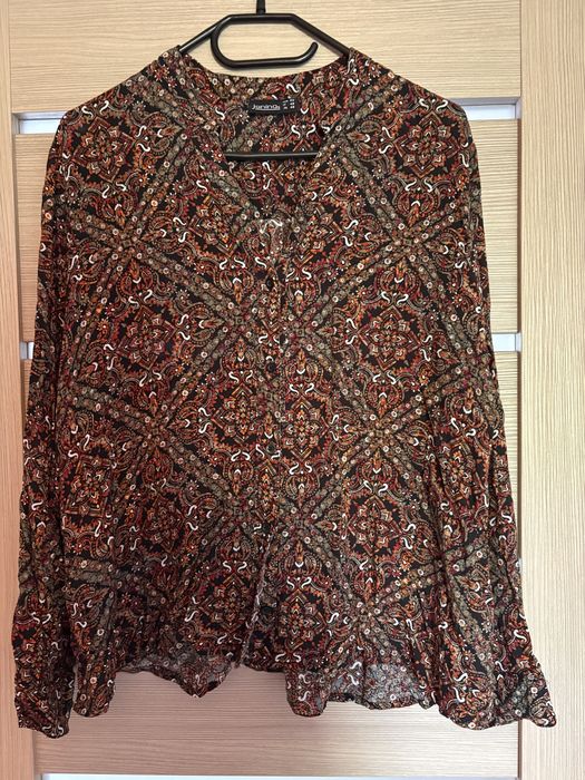 Przepiękna wzorzysta koszula 42/44 Janina