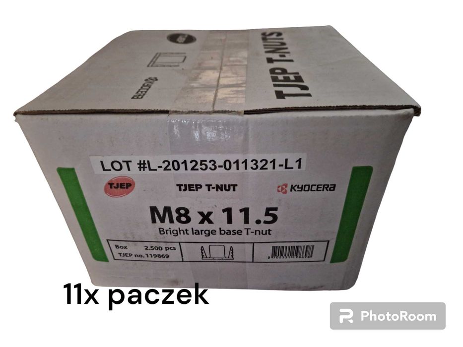 Nakrętka pazurkowa M8 x 15 mm kłowa t nut - NOWE