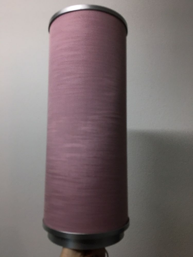 Candeeiro redondo em tela rosa velho, IKEA
