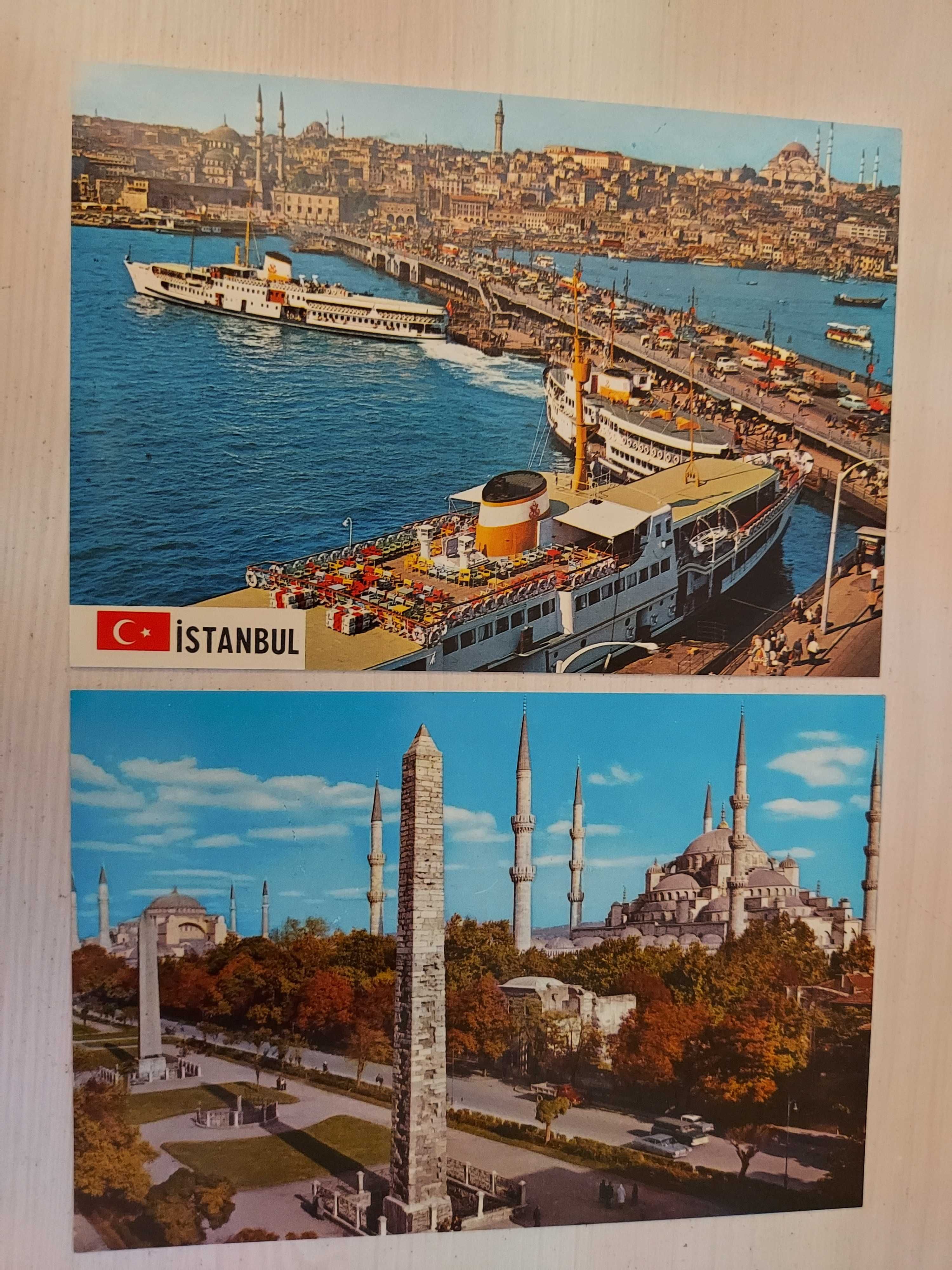 10 widokówek tureckich czyste komplet