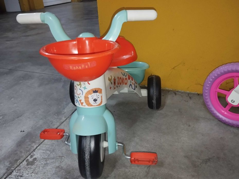 Bicicleta sem pedais+triciclo