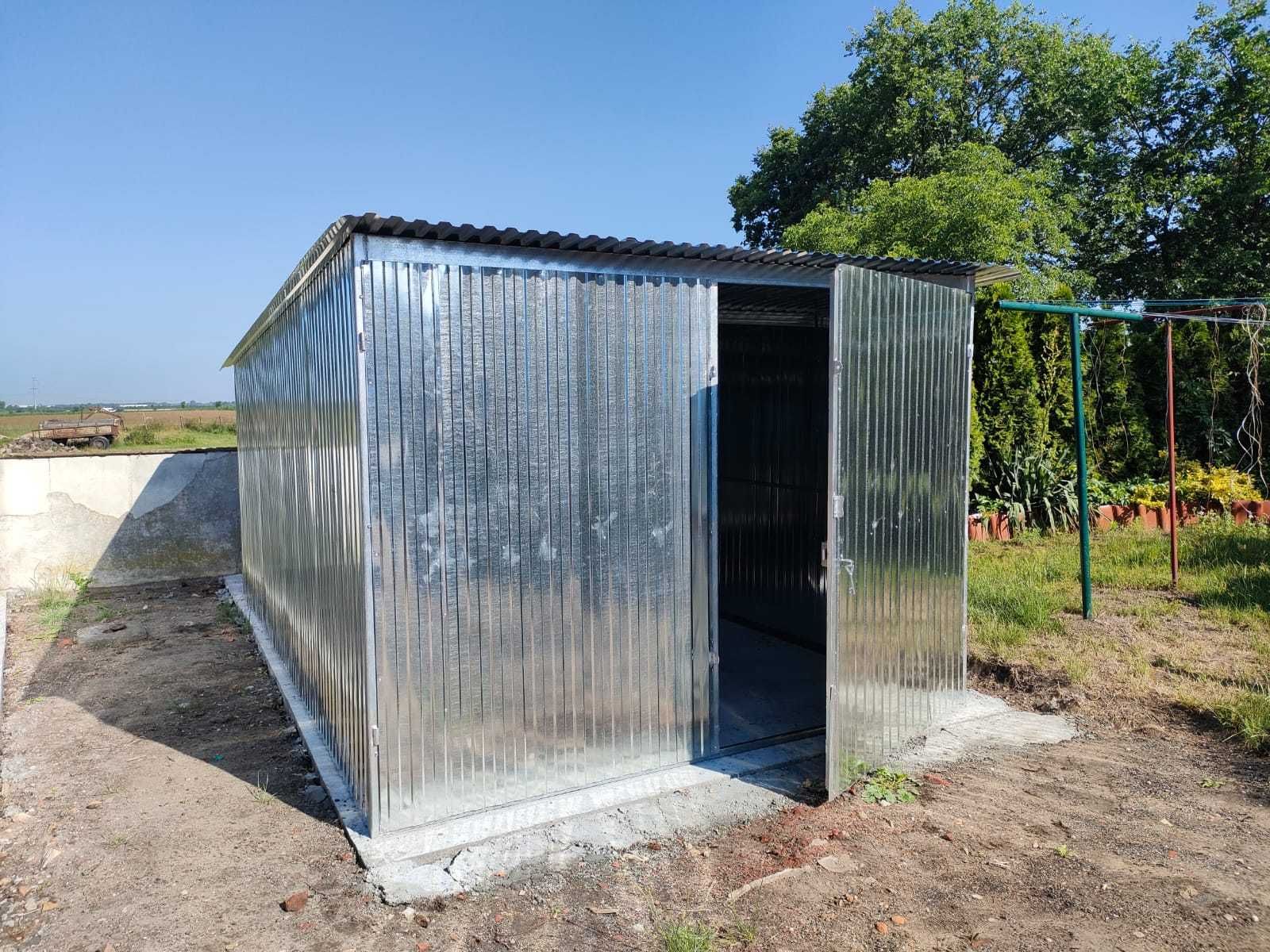 Garaż blaszak 3x5 Garaż blaszany na budowę schowek magazyn 4x6 6x5 6x7