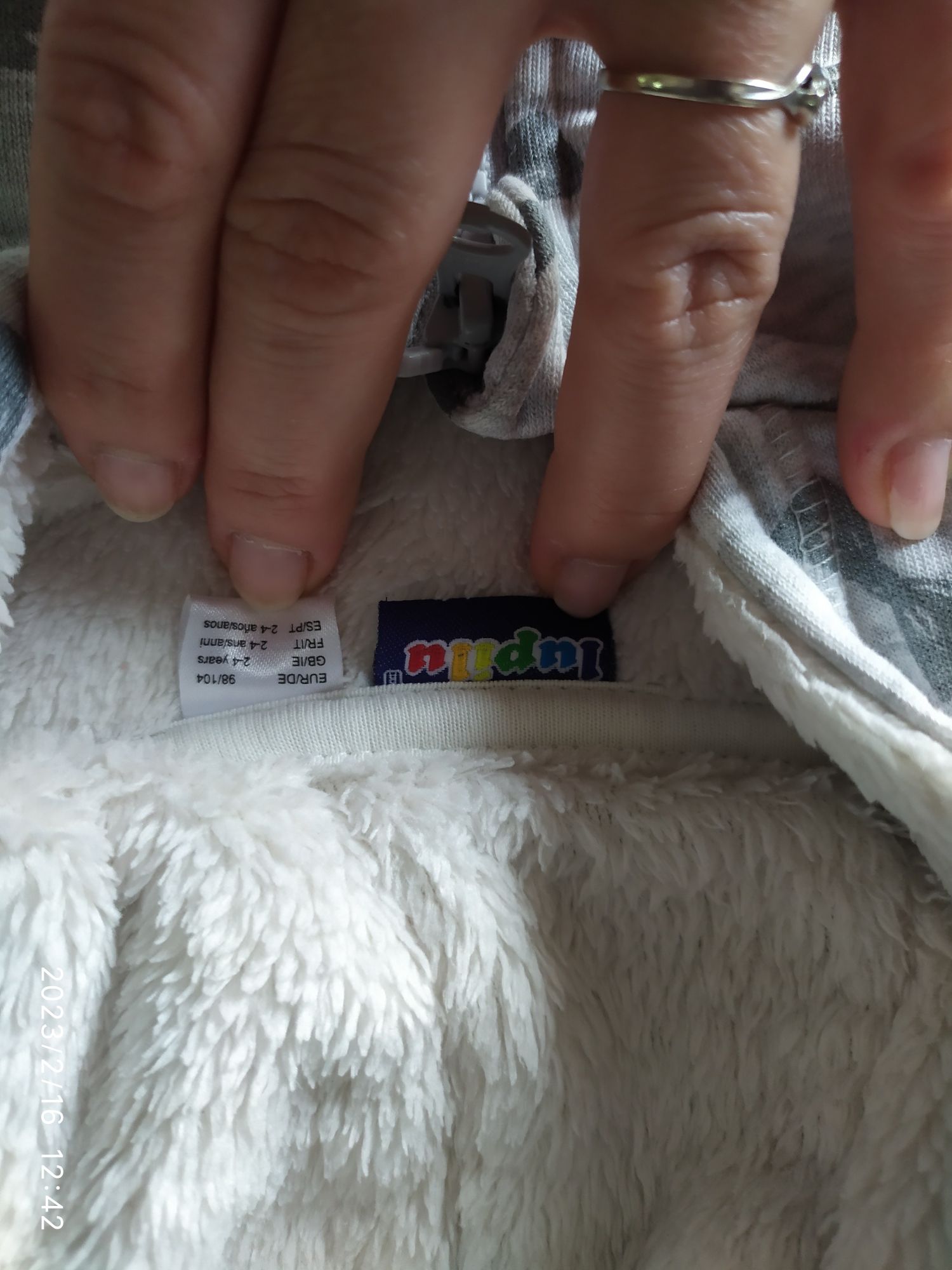 Bluza ocieplana Lupilu