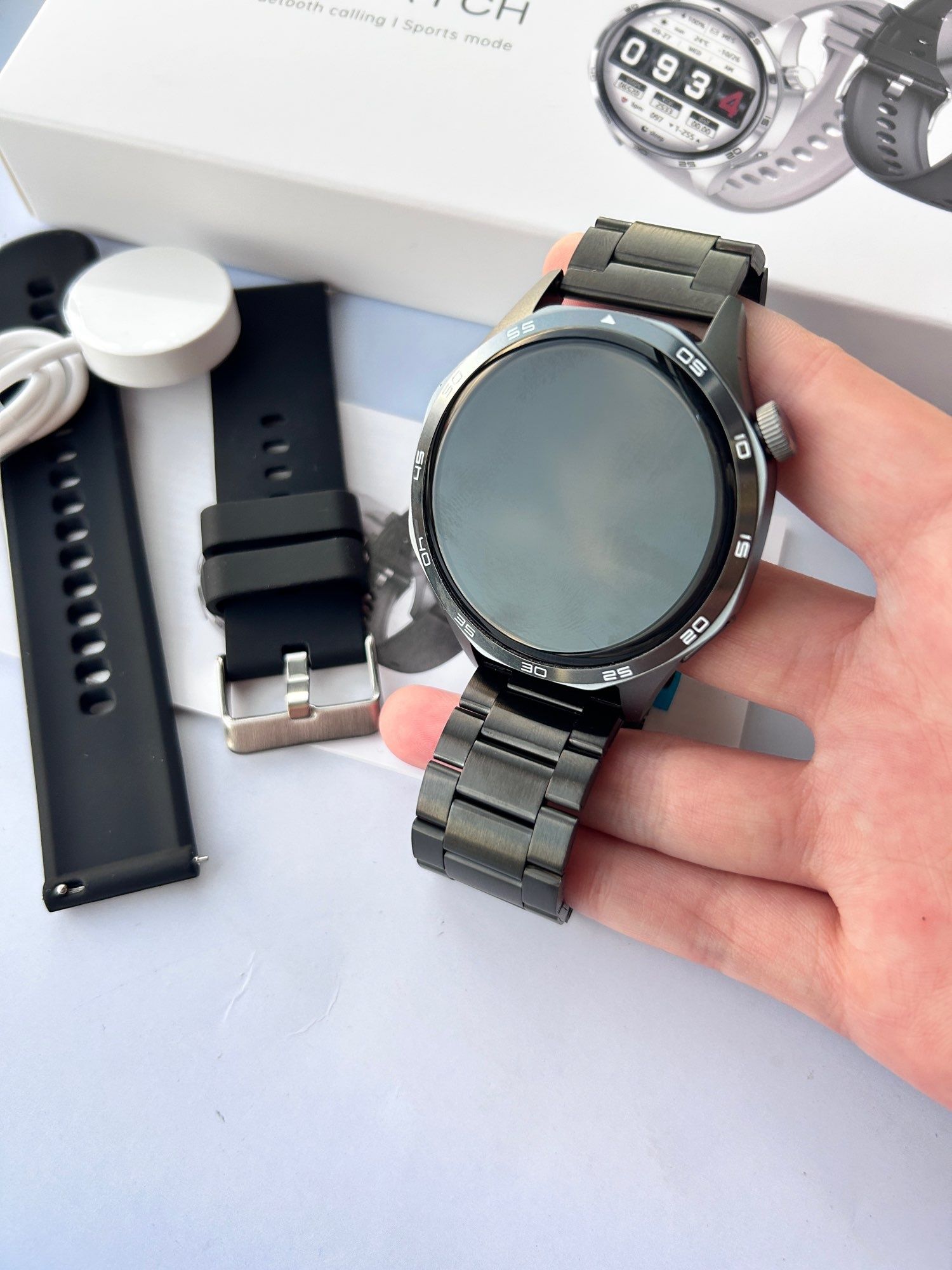 Smartwatch GT5 Pro czarny tryby sportowe
