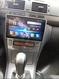 Rádio Android 12 com GPS Toyota Avensis T25 (Novo)