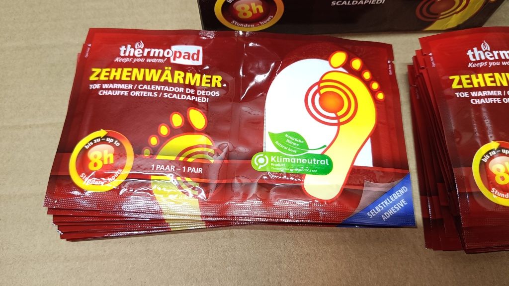 Ogrzewacz Do Stóp Thermopad Toe Warmer 30 par 60 szt.
