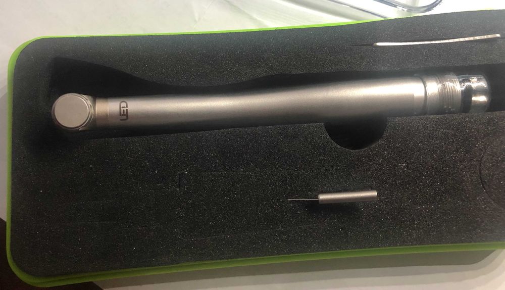 Turbina para dentista, Led E- gerador 4 furos cabeça silenciosa