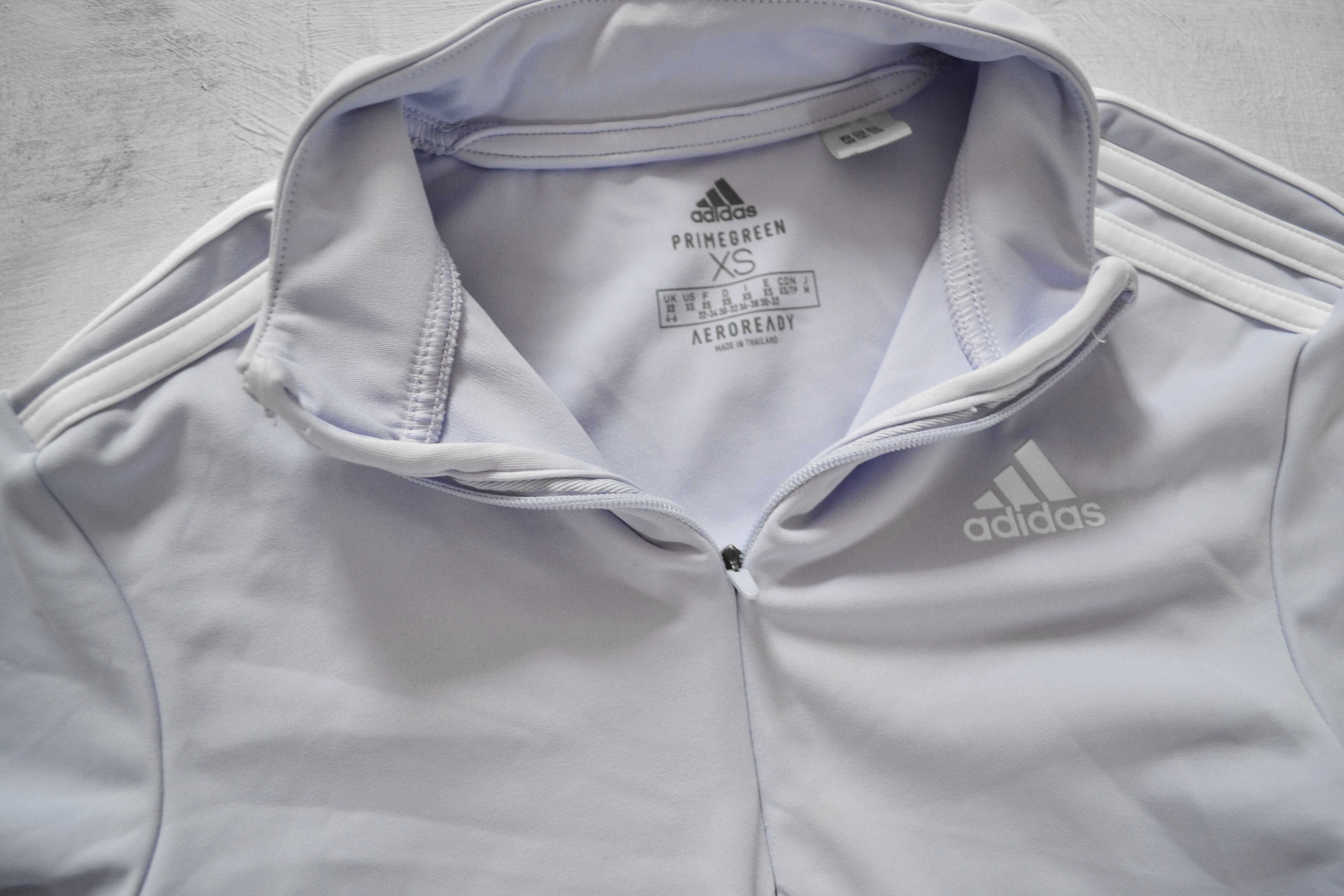 bluza adidas primegreen aeroready XS fioletowa joggong