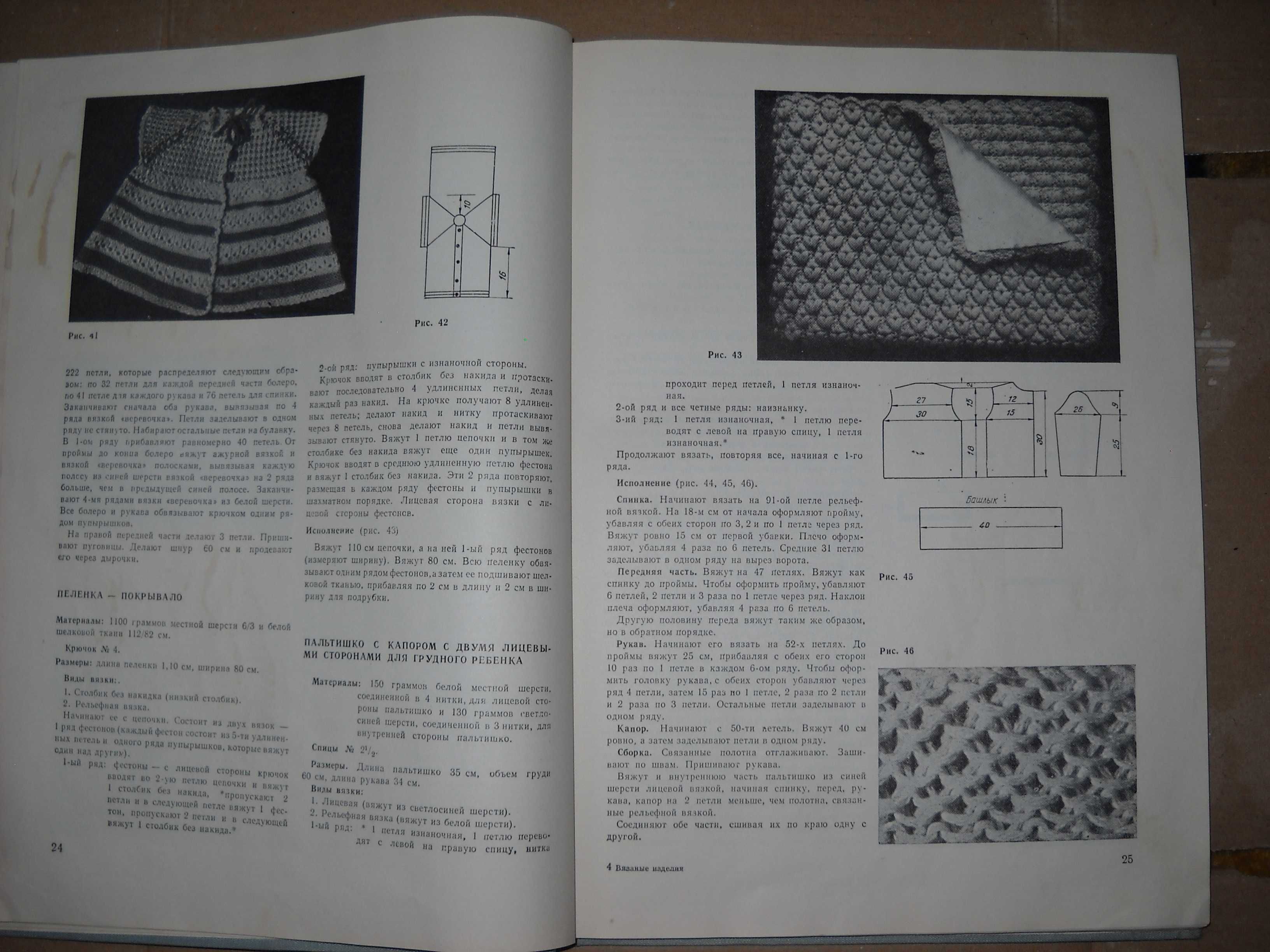 вязаные изделия для наших детей 1972